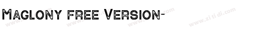 Maglony free Version字体转换